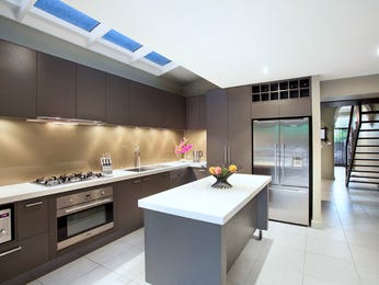 Modern galley kitchen design using stainless steel - Kitchen Photo ...