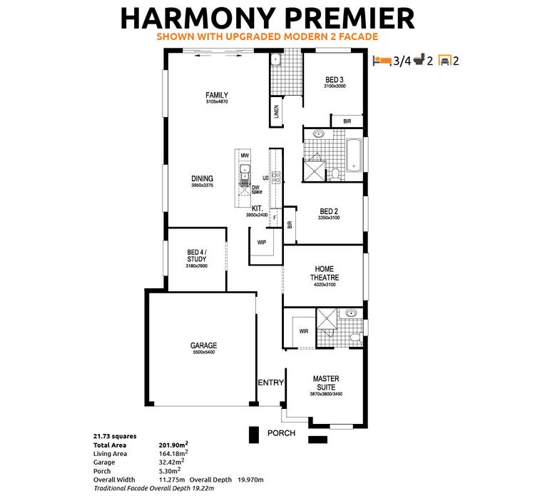 Harmony Home Design House Plan By Masterton Homes