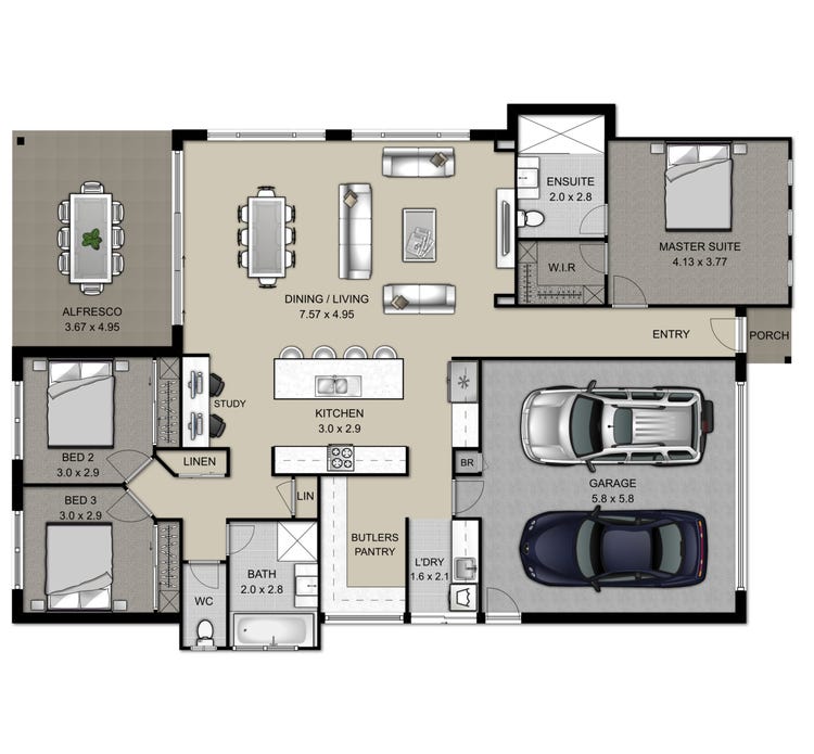 The Amberley Home Design House Plan By Aspect Homes Qld