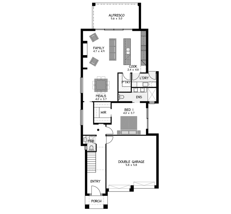 Holdfast Home Design & House Plan by Rossdale Homes