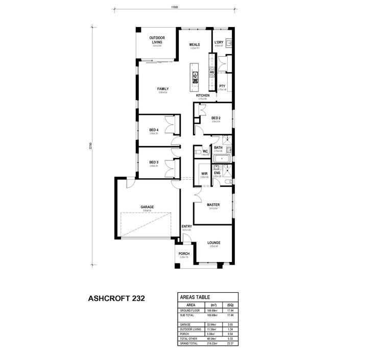 The Ashcroft 232 Home Design House Plan By SJD Homes