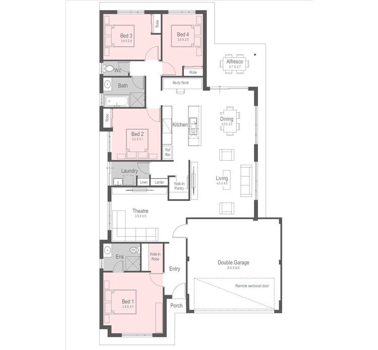 Lincoln Home Design & House Plan by Homebuyers Centre Perth