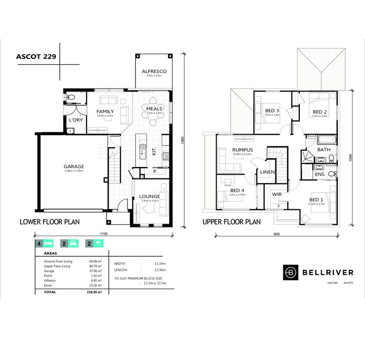 Ascot Home Design & House Plan by Bellriver Homes Pty Ltd