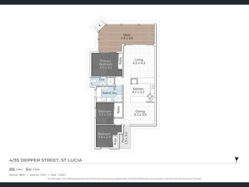 4/35 Depper Street, St Lucia