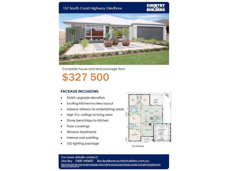 New House and Land Packages For Sale in Albany Greater Region, WA