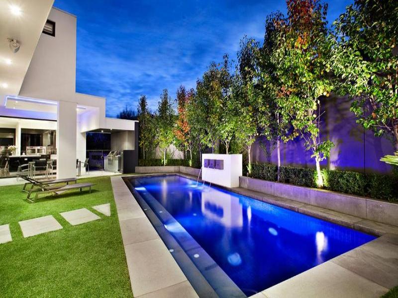 Photo of a landscaped pool from a real Australian home - Pool photo 318668